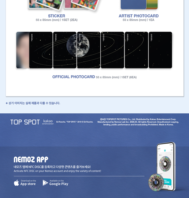 T.O.P - 1st Album [TOP SPOT - ANOTHER DIMENSION] Nemo Version (2 Versions)