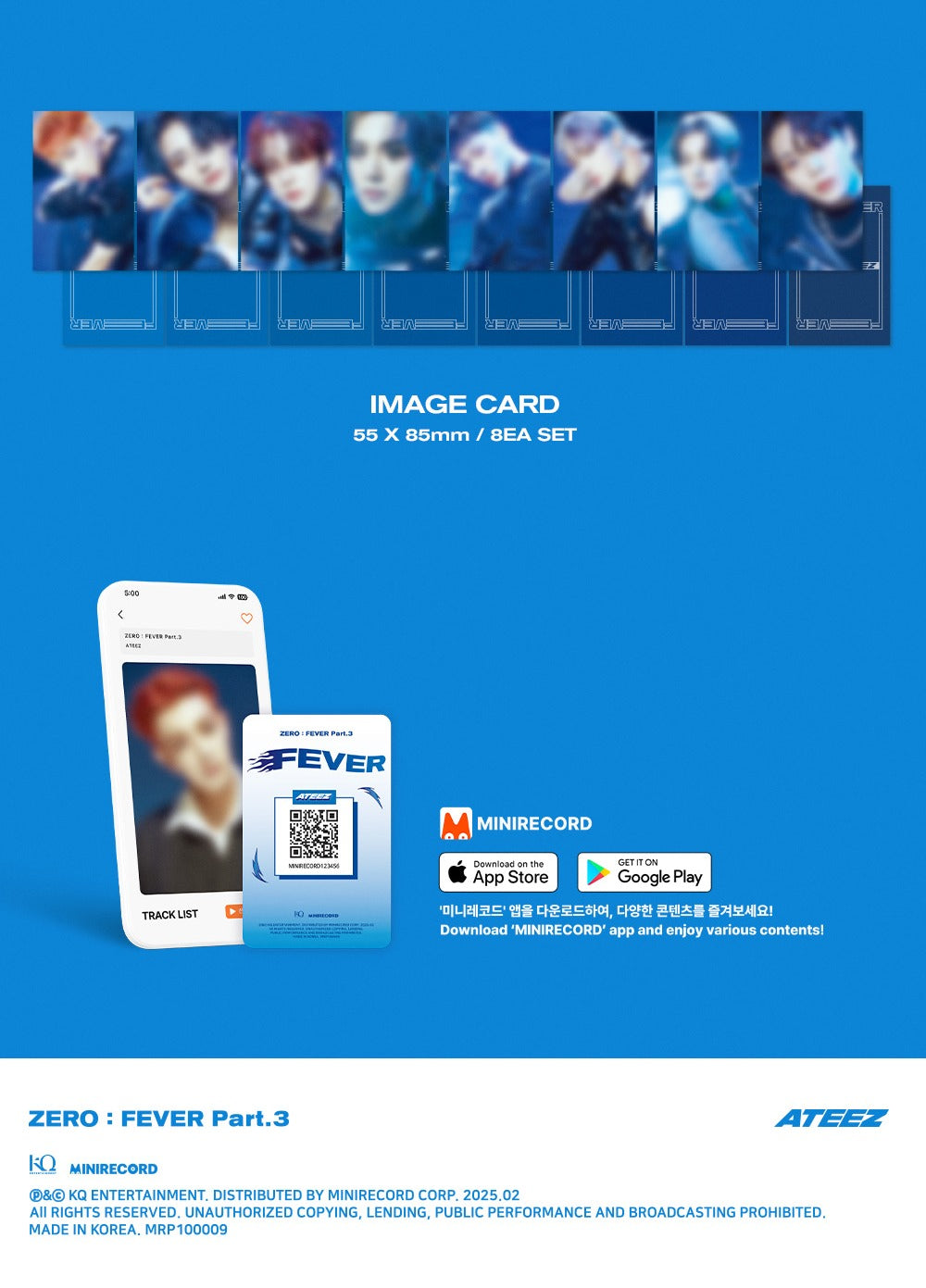 ATEEZ - ZERO : FEVER Part. 3, Platform Version (3 Versions).