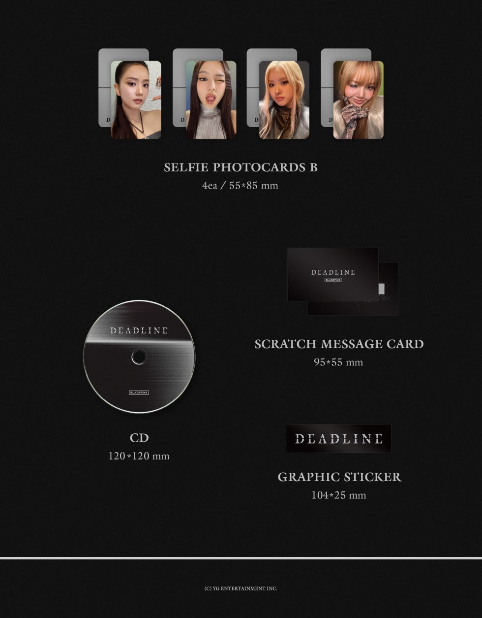 BLACKPINK【 DEADLINE 】3形態セット E0E7F8C2-582F-4540-922E-