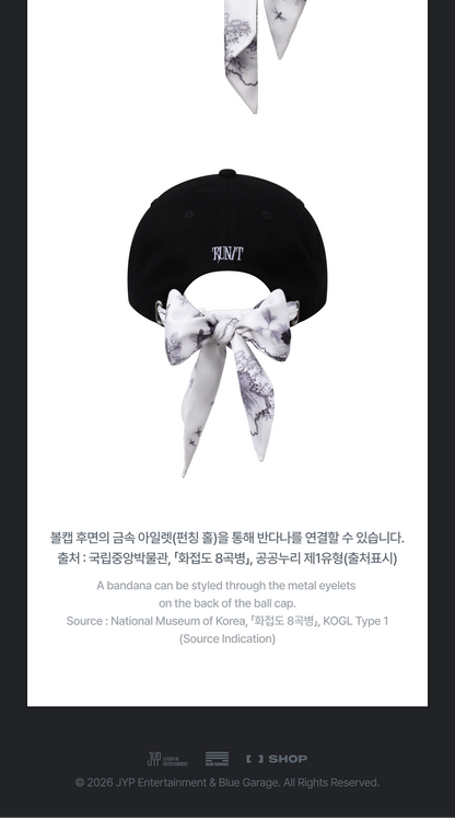 (PRE-ORDER 2026-11-16) Stray Kids - [Stray Kids World Tour <RUN IT SEOUL> Merch] BANDANA BALL CAP - RUN IT (POB Included Based on Order Amount)