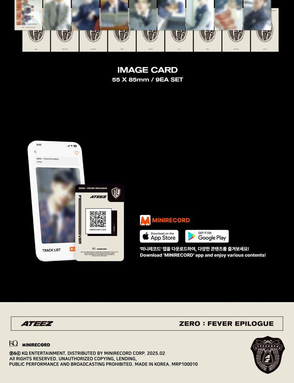 ATEEZ - ZERO : FEVER EPILOGUE, Platform Version (2 Versions).