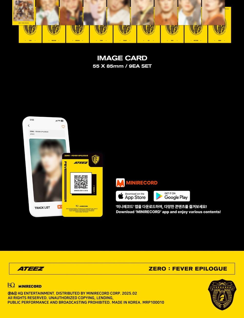 ATEEZ - ZERO : FEVER EPILOGUE, Platform Version (2 Versions).