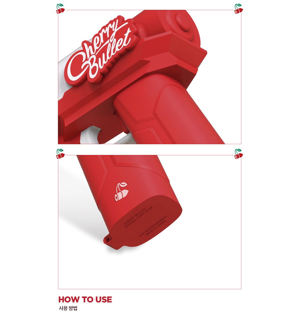 CHERRY BULLET - OFFICIAL LIGHT STICK (with K-Towns Light Stick Event)