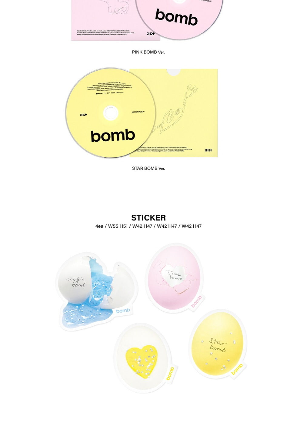 ILLIT - 3rd Mini Album [bomb] (3 Versions) Random 1ea – K-Towns