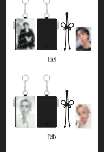 (PRE-ORDER 2026-11-16) Stray Kids - [Stray Kids World Tour <RUN IT SEOUL> Merch] CARD HOLDER KEYRING - RUN IT (POB Included Based on Order Amount)