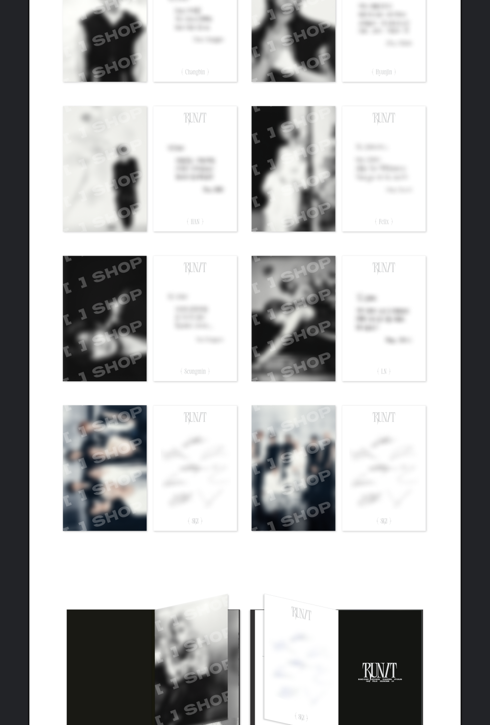 (PRE-ORDER 2026-11-16) Stray Kids - [Stray Kids World Tour <RUN IT SEOUL> Merch] POSTCARD BOOK & ROLL STICKER SET - RUN IT (POB Included Based on Order Amount)