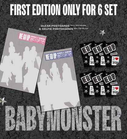 (PRE-ORDER 2025-10-10) BABYMONSTER - 2nd Mini Album [WE GO UP] Pattern Version (6 Versions) Random 1ea