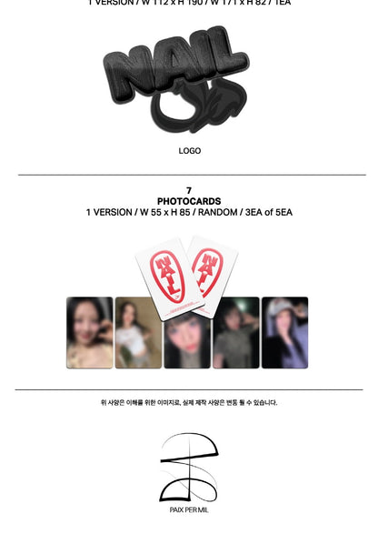 (PRE-ORDER 2026-04-17) YVES - 4th EP Album [NAIL] Limited Edition Version (MD Album)