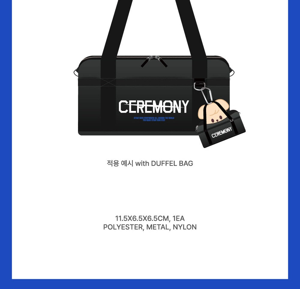 (PRE-ORDER 2025-11-18) Stray Kids - OFFICIAL MD [KARMA POP-UP] SKZOO DUFFEL BAG (This is for your SKZOO plush).
