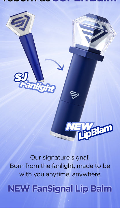 (PRE-ORDER 2026-01-10) SUPER JUNIOR - FanSignal Lip Balm (Light stick theme).