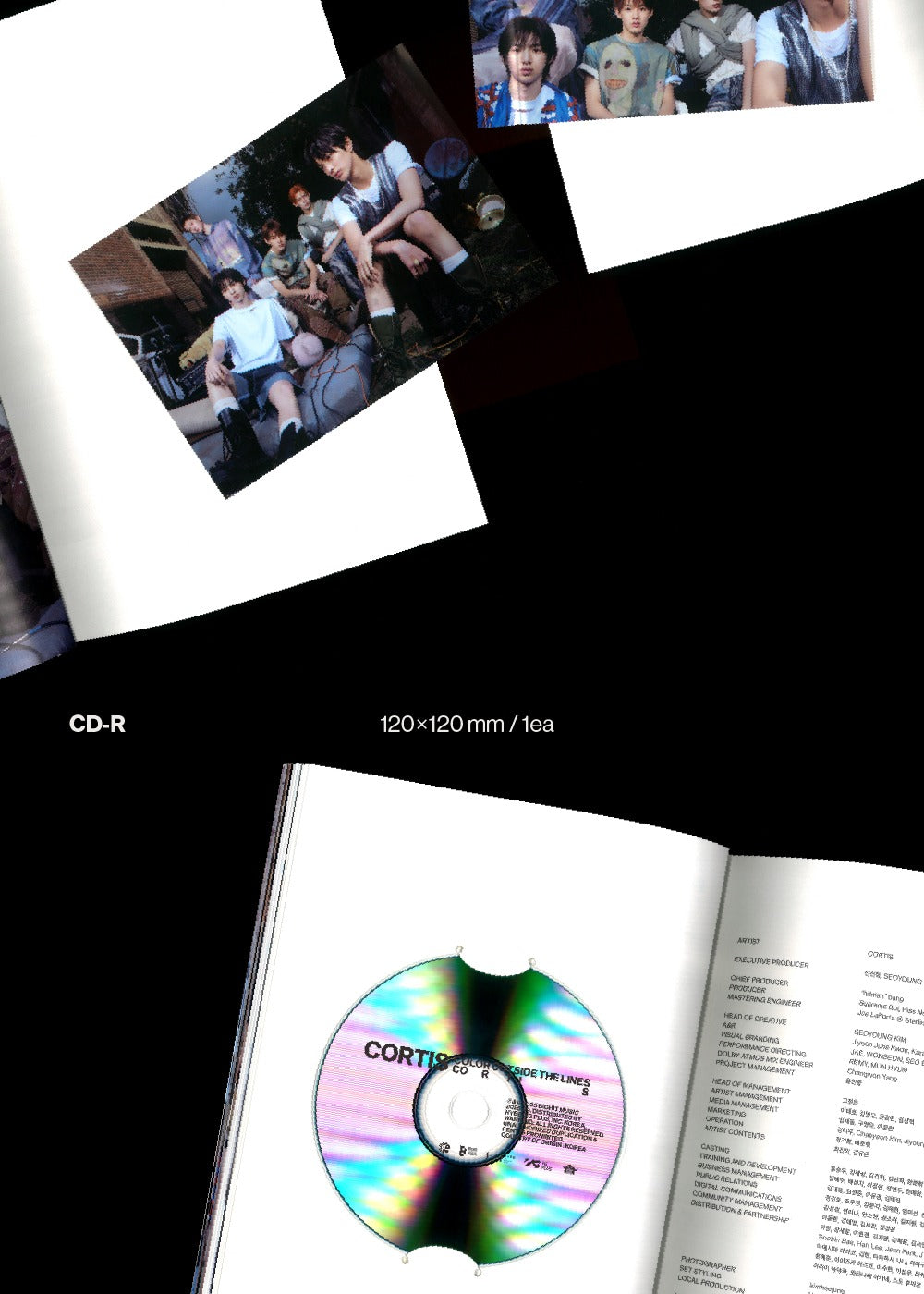 CORTIS - The 1st EP [COLOR OUTSIDE THE LINES] (3 Versions).