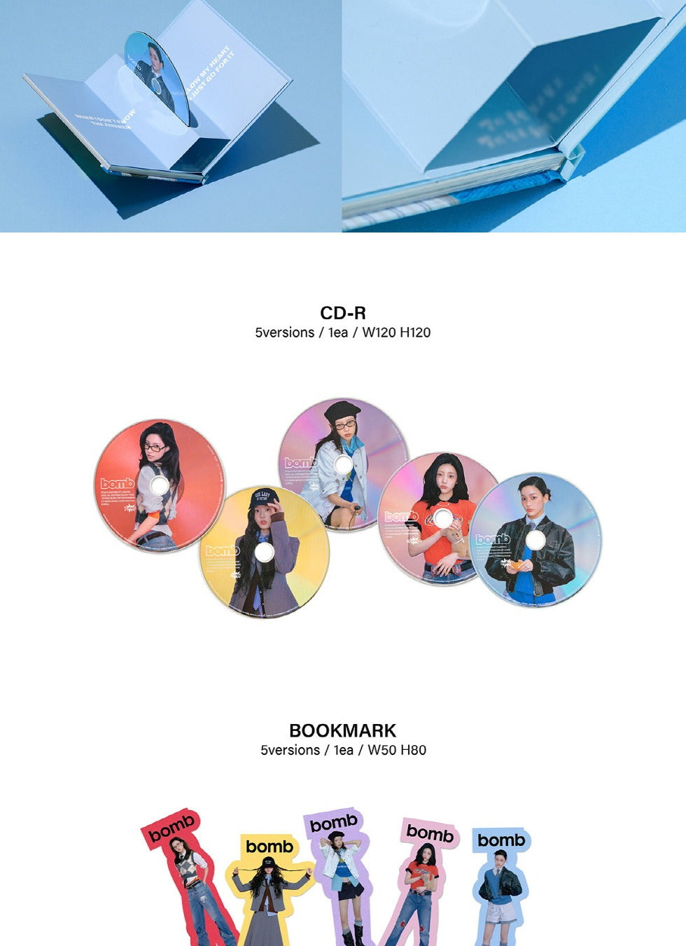 ILLIT - 3rd Mini Album [bomb] GLLIT Version (5 Versions) Random