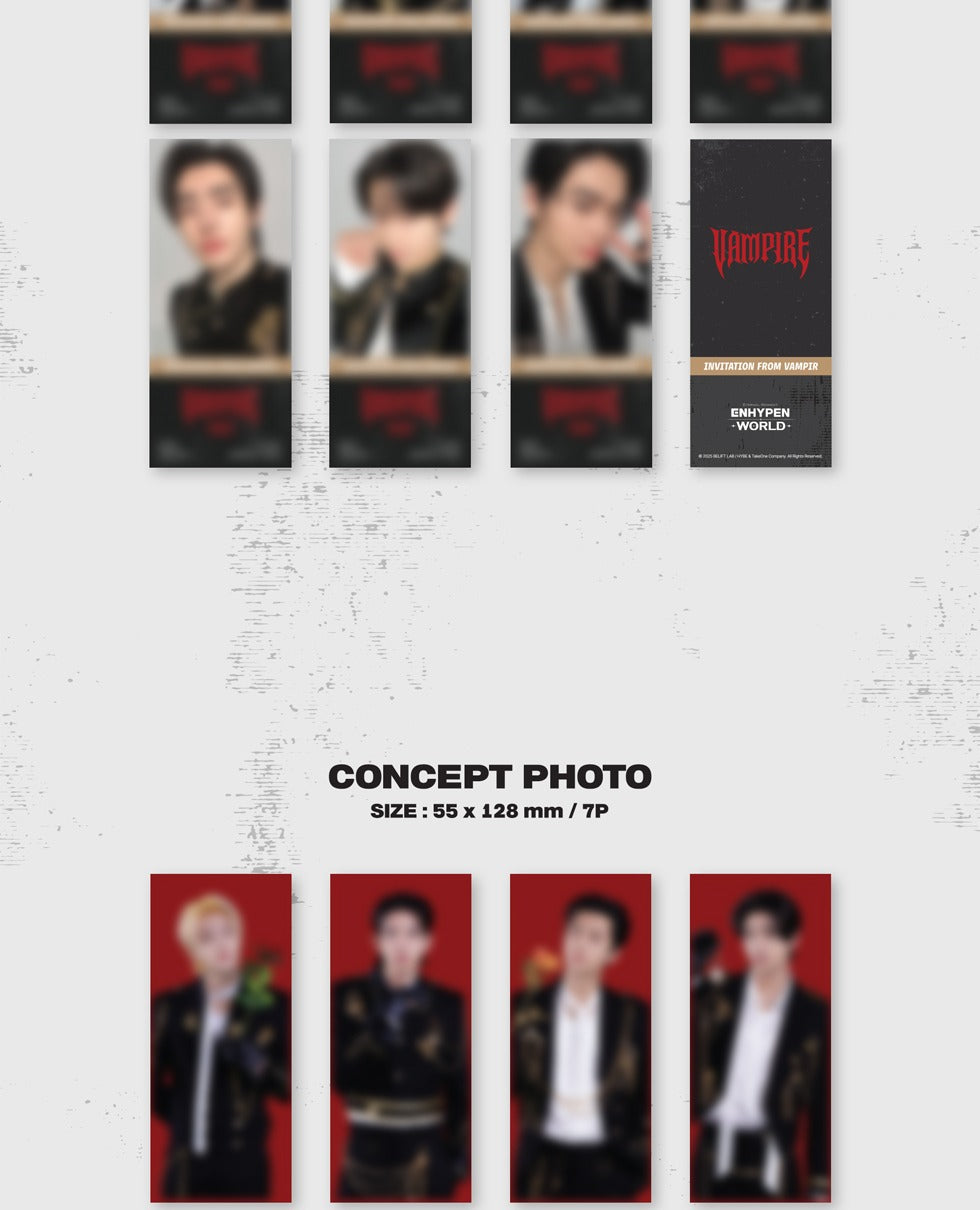 ENHYPEN - World Coupon Card Collection [Vampire Basic Version