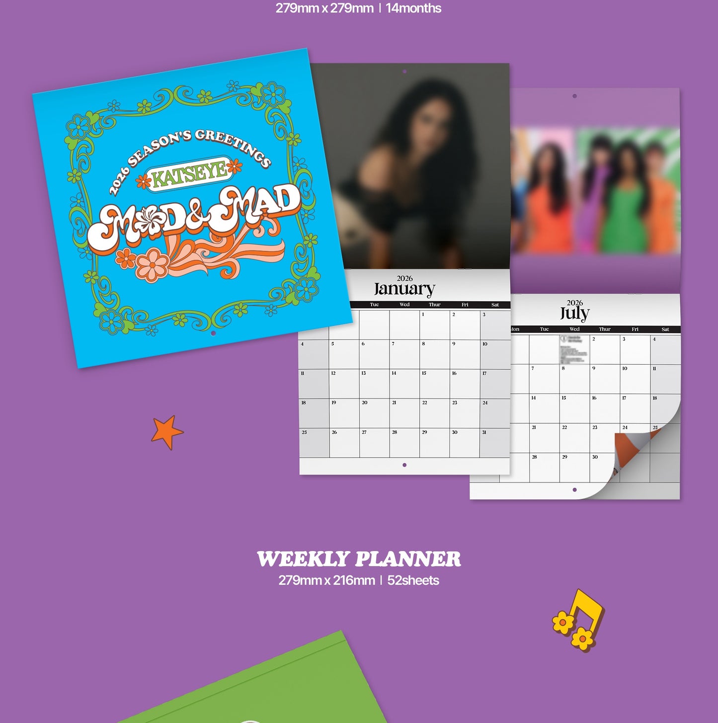 (PRE-ORDER 2025-12-26) KATSEYE - 2026 Season's Greetings [MOD & MAD](POB Included)(💝 K-Towns 2026 Season's Greetings Event!)