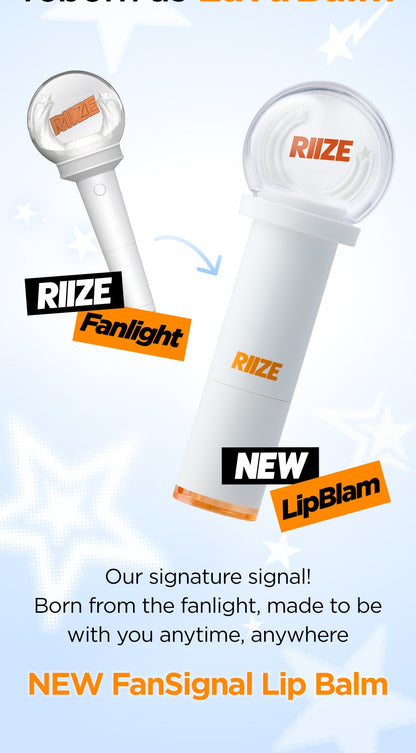 (PRE-ORDER 2026-01-10) RIIZE - FanSignal Lip Balm (Light stick theme).