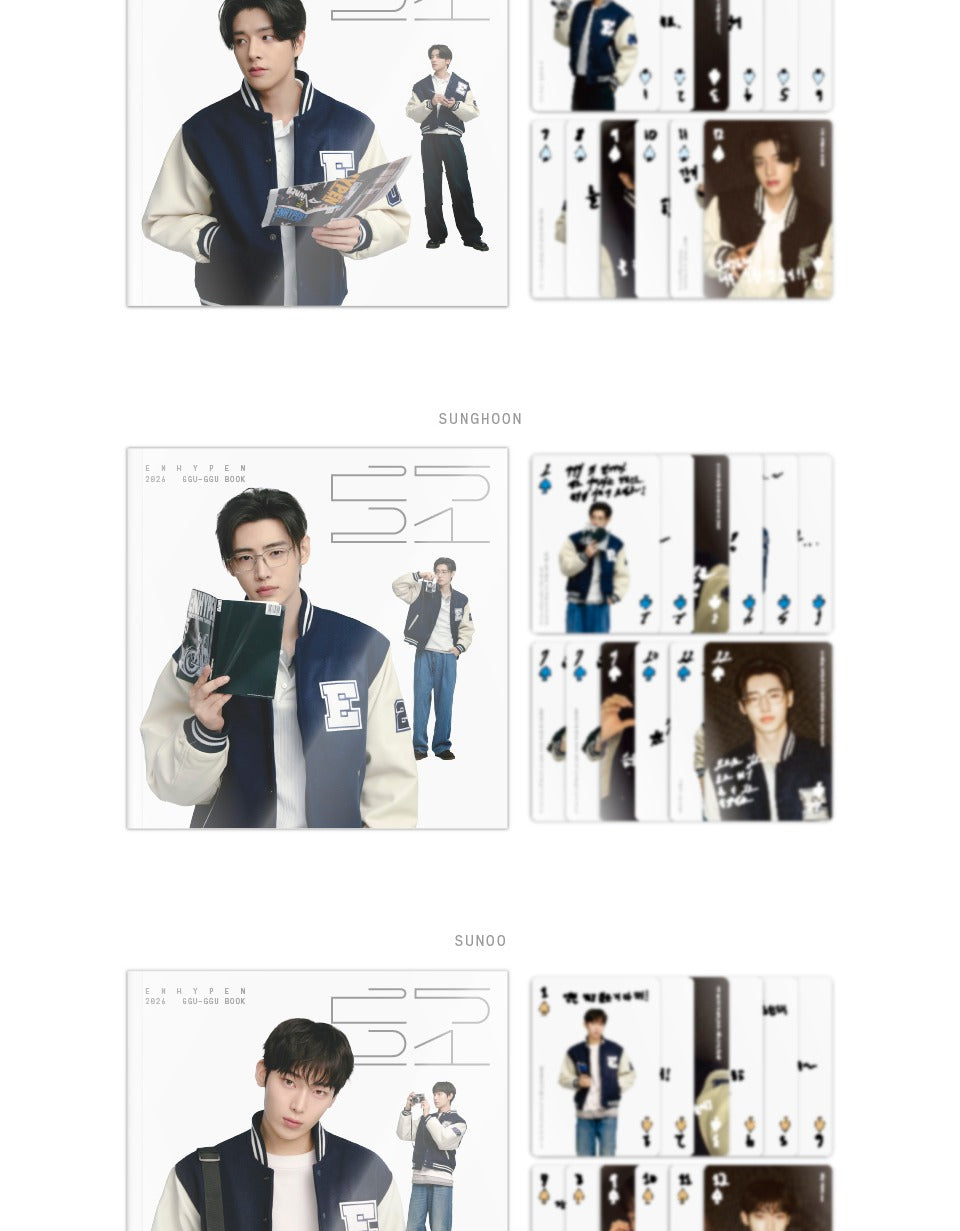 (PRE-ORDER 2025-12-08) ENHYPEN - [2026 GGU GGU BOOK] 7 Versions