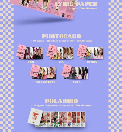 ITZY 1st album CRAZY IN LOVE, RANDOM