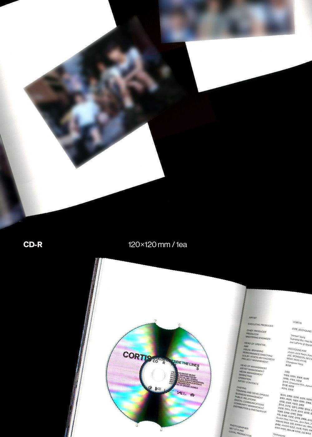 (PRE-ORDER 2025-09-08) CORTIS - The 1st EP [COLOR OUTSIDE THE LINES] (3 Versions) Random 1ea (POB - Photocard 1ea Included - Pre-order only)