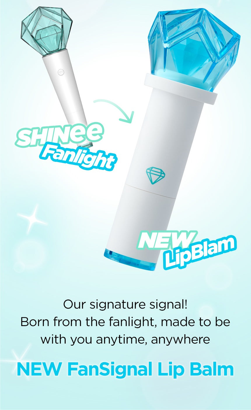 (PRE-ORDER 2026-01-10) SHINee - FanSignal Lip Balm (Light stick theme).