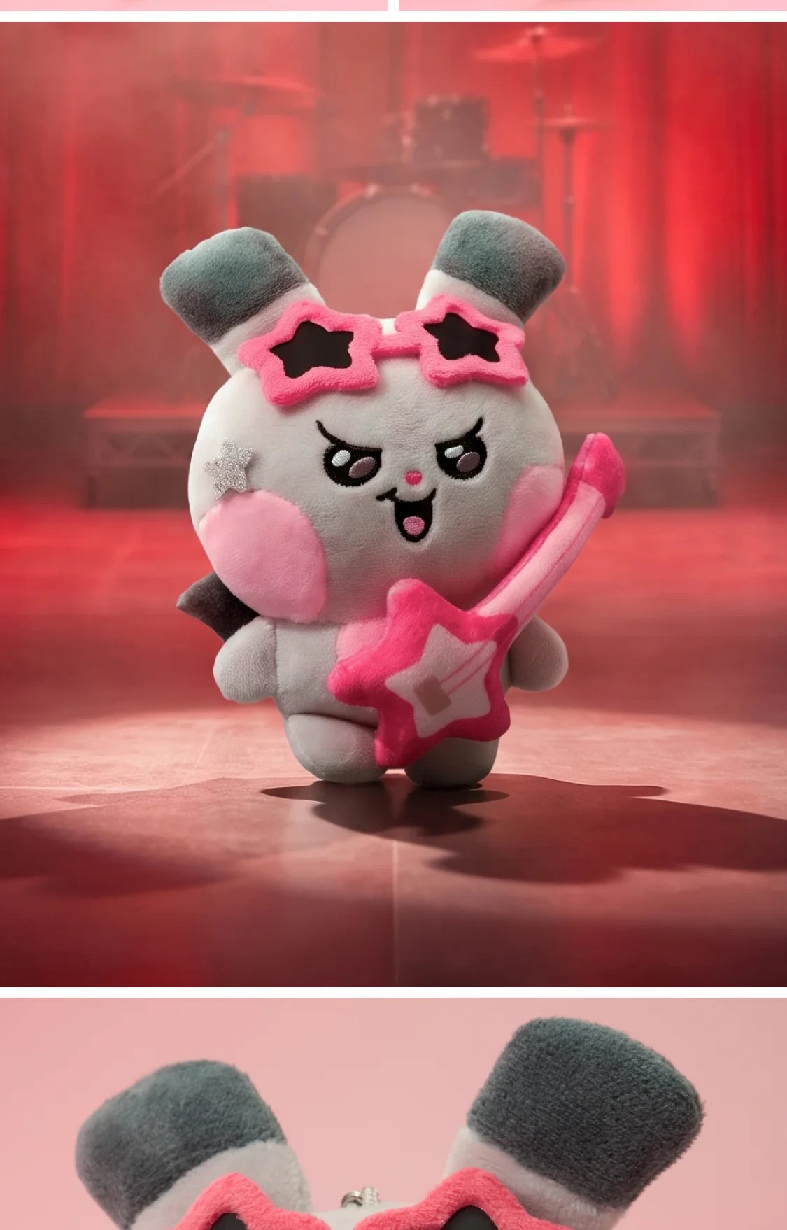 MIGHTEEZ(ATEEZ) - [MIGHTEEZ Rock The Stage] PLUSH KEYRING - ROCKSTAR (8 Versions)(LINE FRIENDS SQUARE MERCH)