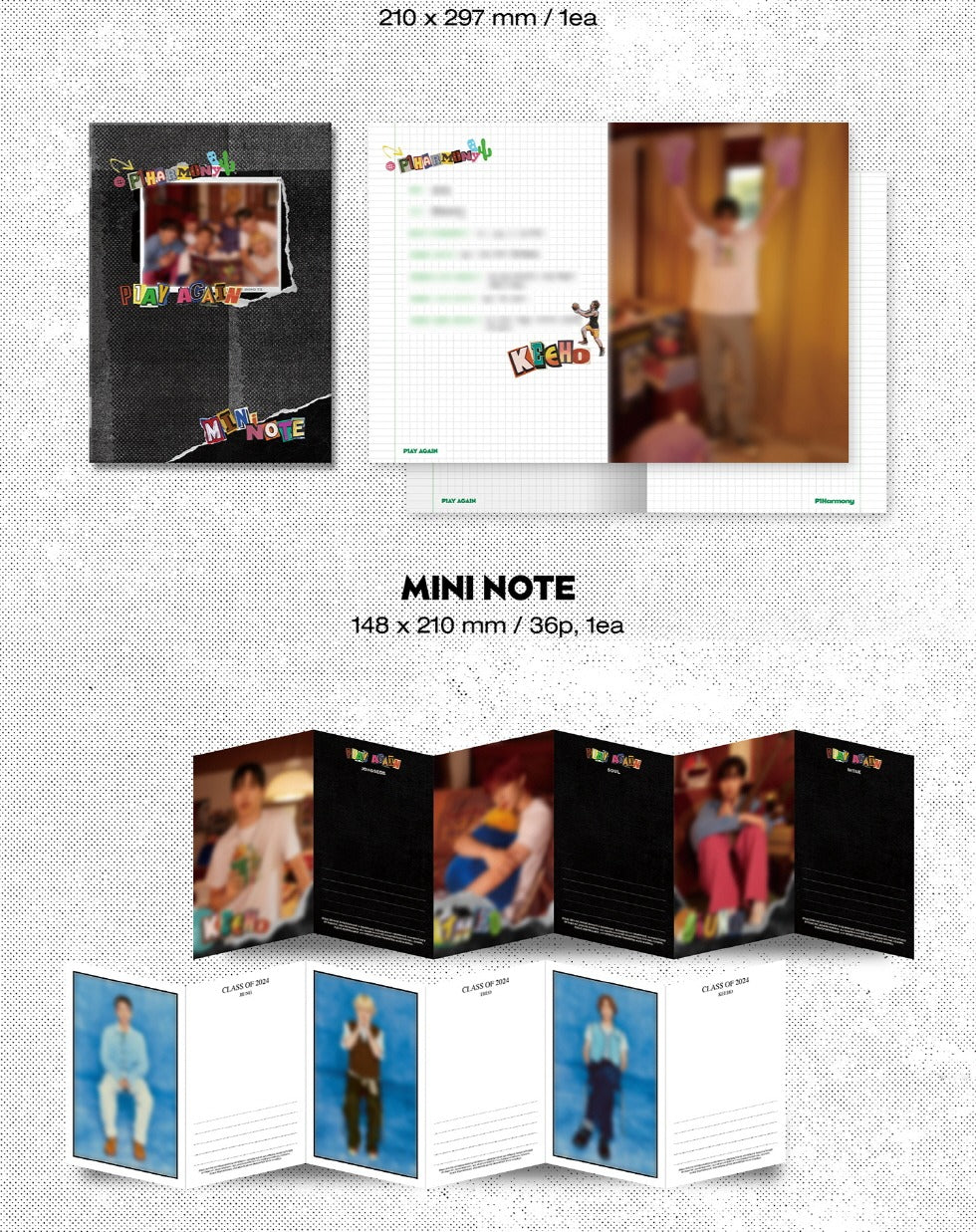 P1Harmony 4th Photo Book P1AY AGAIN