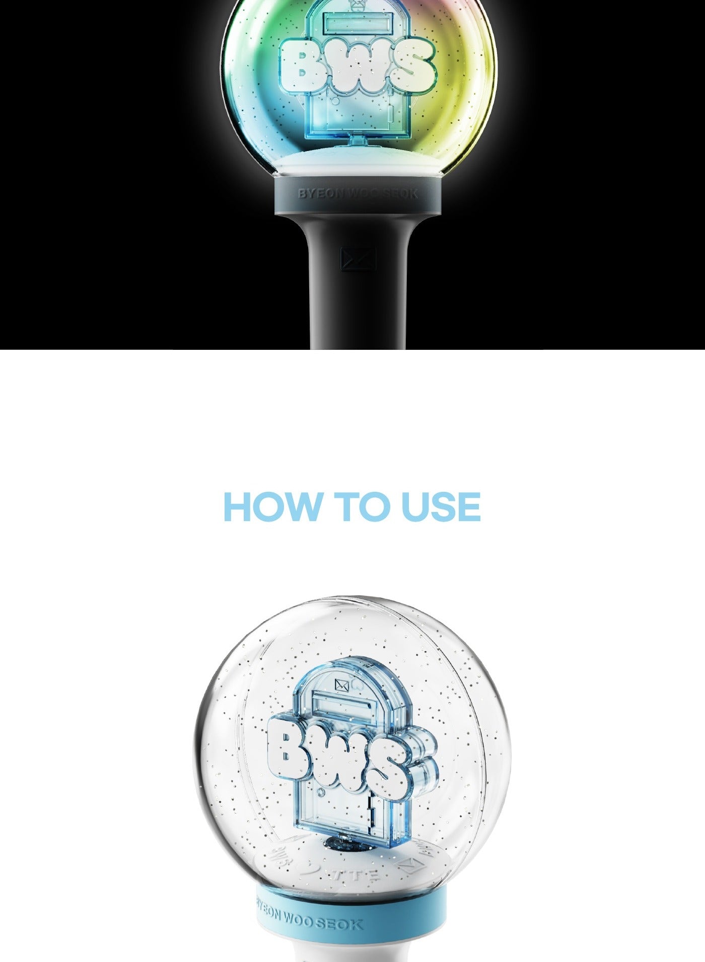 アイドル BYEON WOO SEOK OFFICIAL LIGHT STICK PRE-ORDER 2026-07-15) Byeon Woo Seok BWS - OFFICIAL LIGHT STICK