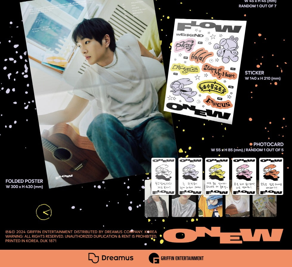 Onew (SHINee) 3rd Mini Album Flow (2 Versions).