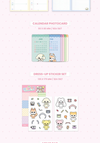 (PRE-ORDER 2025-12-26) IVE - MiNiVE 2026 Season's Greetings (💝 K-Towns 2026 Season's Greetings Event!)