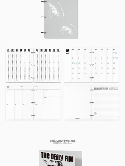 (PRE-ORDER 2025-12-24) LE SSERAFIM - 2026 Season's Greetings [THE DAILY FIM](POB - Unit Printed Photo 2ea)(💝 K-Towns 2026 Season's Greetings Event!)