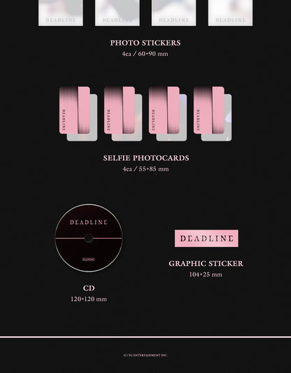 (PRE-ORDER 2026-03-13) BLACKPINK - 3rd Mini Album [DEADLINE] Standard Version (2 Versions) Set (POB 2ea Included).