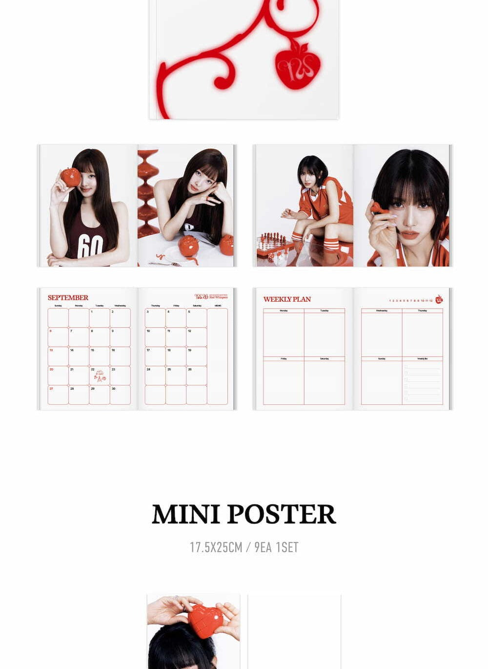 (PRE-ORDER 2025-12-22) Twice - 2026 Season's Greetings [RED WHISPERS] (POB - Photocard Set)(💝 K-Towns 2026 Season's Greetings Event!)