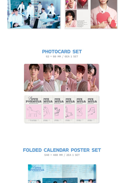 (PRE-ORDER 2025-12-26) MONSTA X - 2026 Season's Greetings [LOVE FORMULA MONBEBE](💝 K-Towns 2026 Season's Greetings Event!)