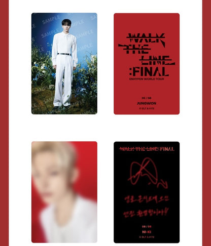 (PRE-ORDER 2026-01-30) ENHYPEN - WORLD TOUR <WALK THE LINE : FINAL> TRADING CARD
