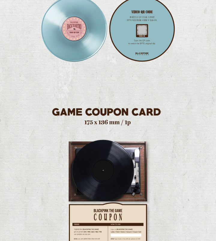 Blackpink The Game Photocard Collection Back to Retro