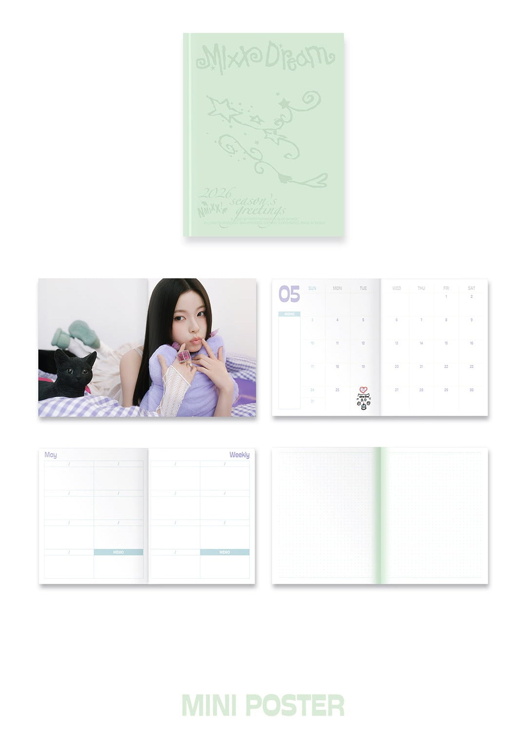 (PRE-ORDER 2025-12-22) NMIXX - 2026 Season's Greetings [MIXX DREAM] (POB - Photocard Set)(💝 K-Towns 2026 Season's Greetings Event!)