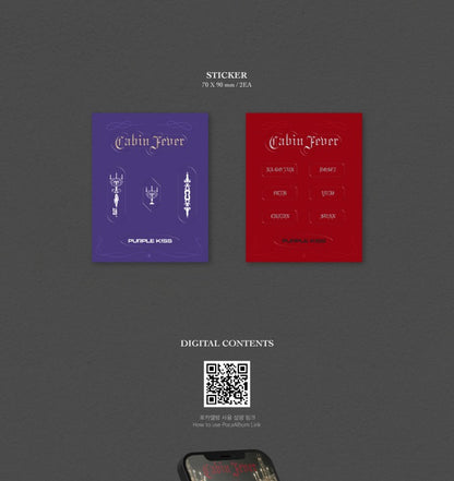 Purple Kiss - 5th Mini Album Cabin Fever Pocaalbum Version.