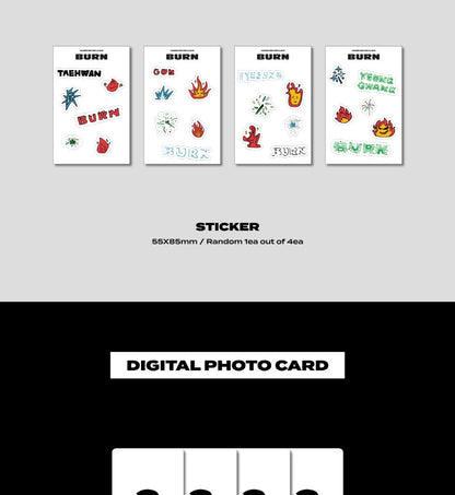 VANNER - 3rd Mini Album BURN PLVE Version.
