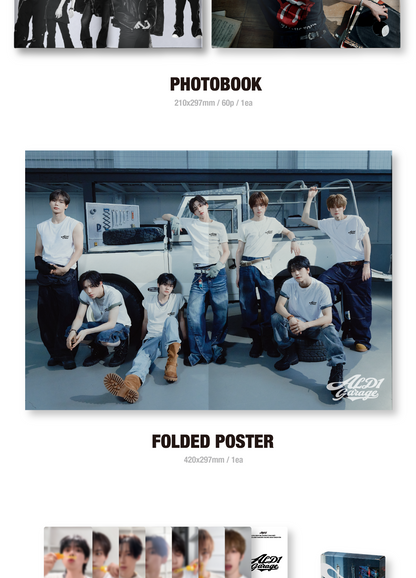 (PRE-ORDER 2026-12-18) ALPHA DRIVE ONE - 2027 Season's Greetings [ALD1 GARAGE (T-SHIRT VER)](🎁K-Towns 2027 Season's Greetings Event - Pre-order only)