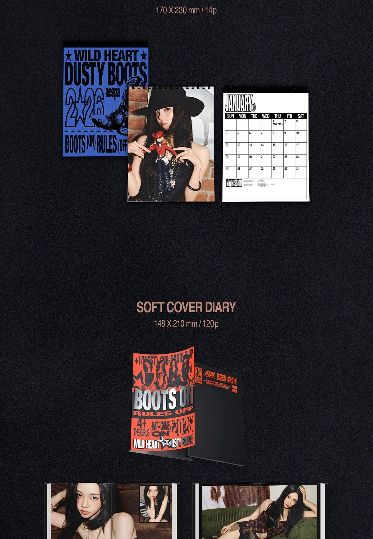 (PRE-ORDER 2025-12-26) aespa - 2026 Season's Greetings Special Edition (POB - Photocard Set + Removable Sticker)(💝 K-Towns 2026 Season's Greetings Event!)