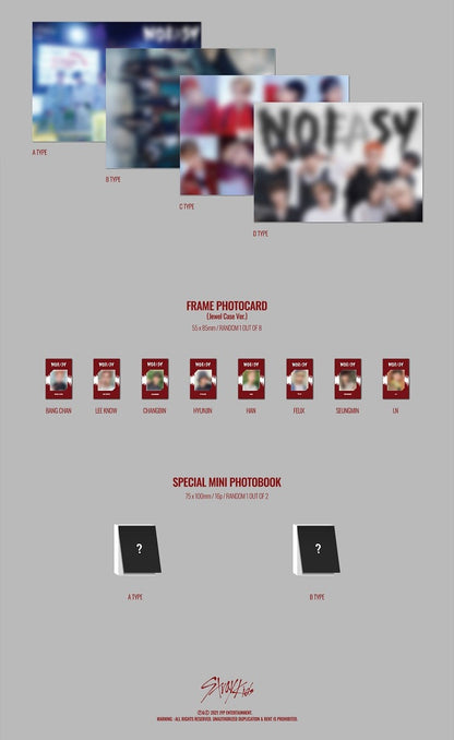 Stray Kids - 2nd Album [NOEASY] Jewel Case Version (8 Versions)(RESTOCK)