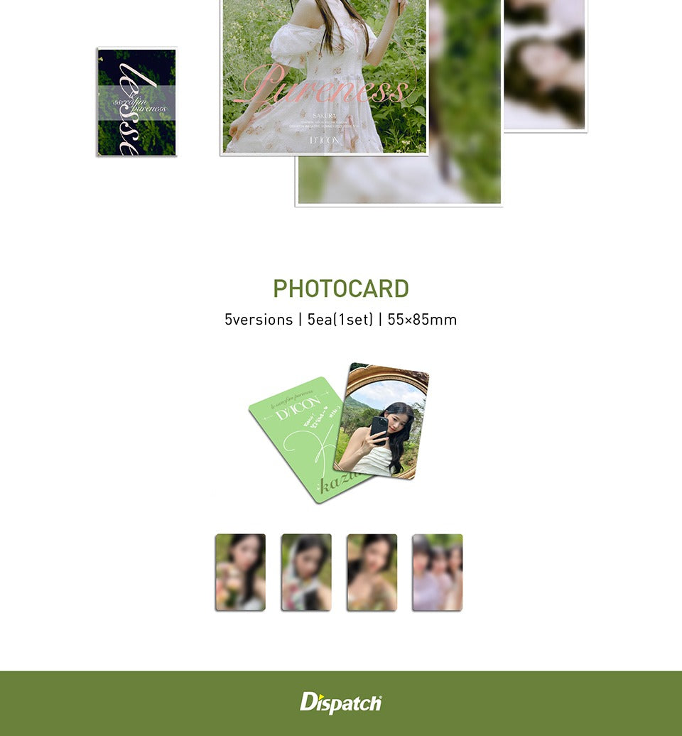 DICON VOLUME N°14 LE SSERAFI'M PURENESS (10 Versions)(Magazine).