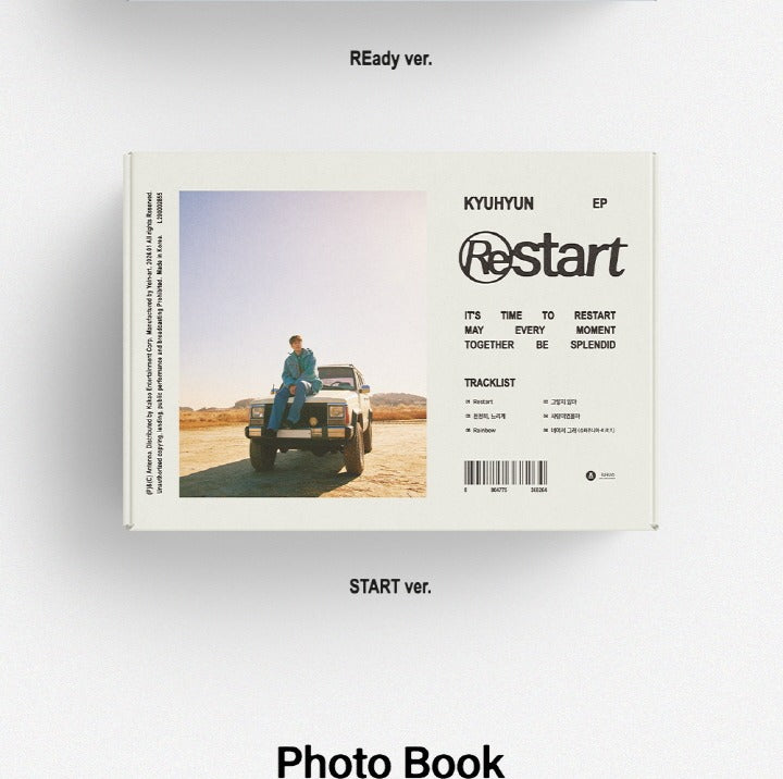 Kyuhyun (Super Junior) EP Album Restart (2 Versions) – K-Towns