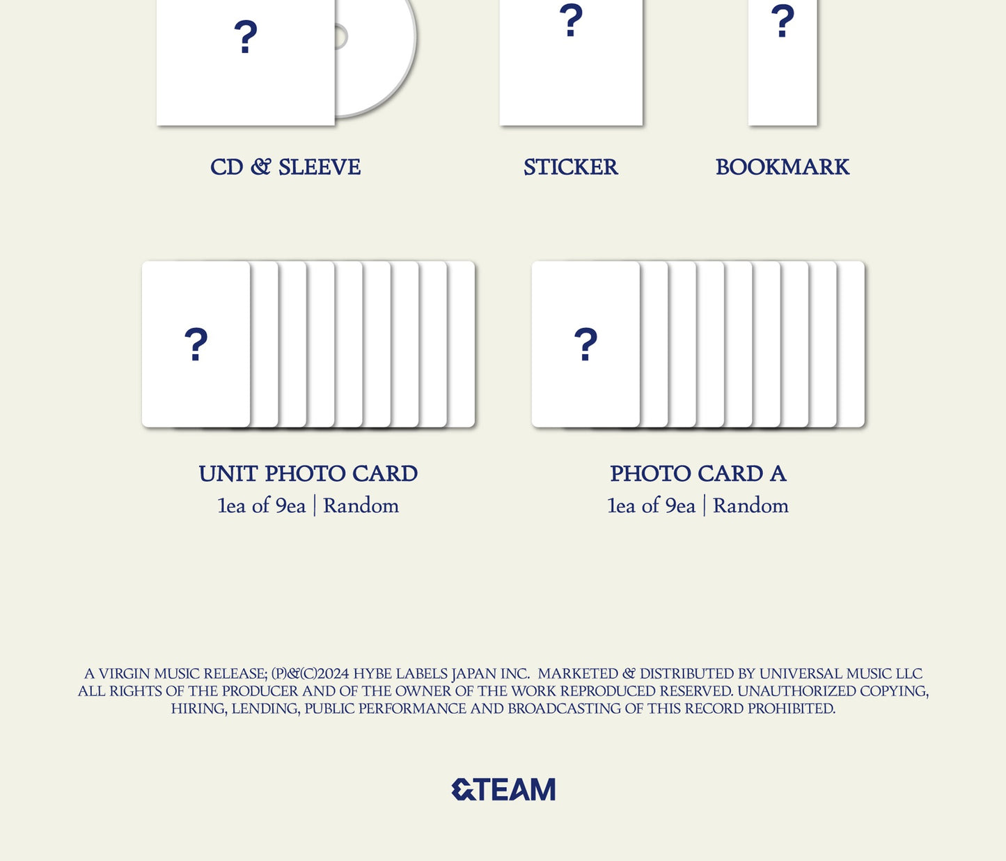 &TEAM - Japan 2nd Single Album [Aoarashi] Limited Edition