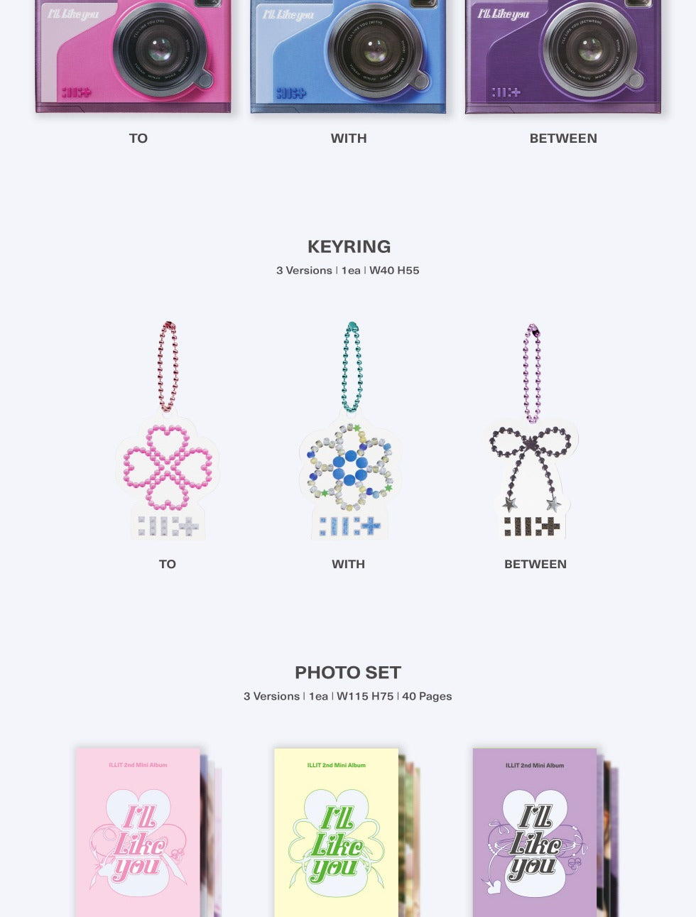 ILLIT - 2nd Mini Album [I'll Like you] GLLIT Version (3 Versions