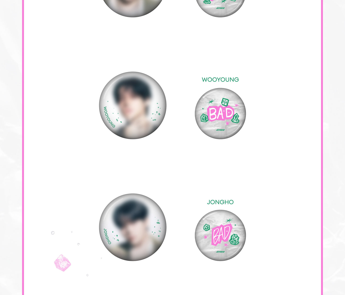 (PRE-ORDER 2026-08-31) ATEEZ - POP-UP STORE MD [GOLDEN HOUR Part.5] CAN BADGE SET (8 Versions)