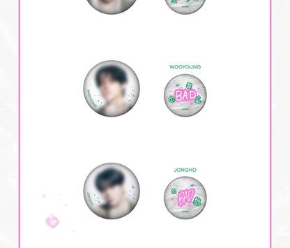 (PRE-ORDER 2026-08-31) ATEEZ - POP-UP STORE MD [GOLDEN HOUR Part.5] CAN BADGE SET (8 Versions)