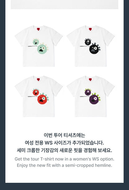 (PRE-ORDER 2026-09-20) CORTIS - [`26 TOUR PUT YOUR PHONE DOWN] CORTIS Ball T-Shirt (M Size)