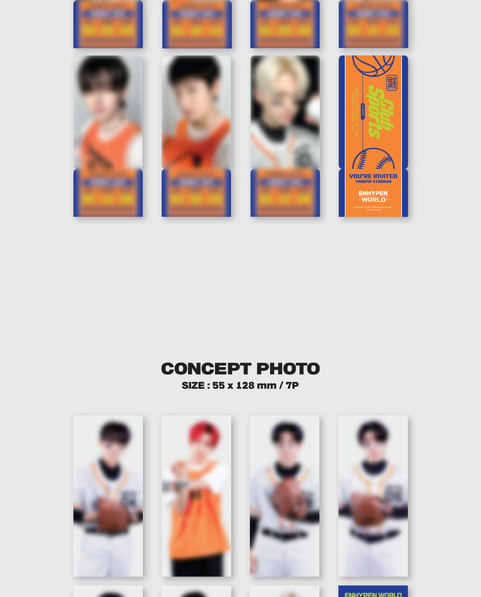 ENHYPEN - World Coupon Card Collection [Club Sports] (2 Versions