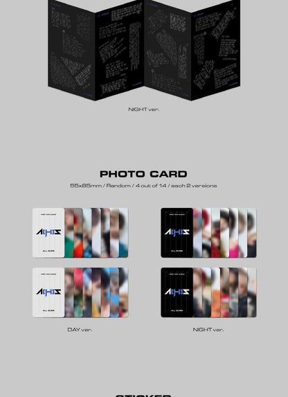 ALL(H)OURS - 1st Mini Album All Ours (2 versions).