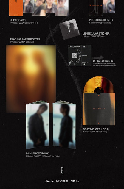 (PRE-ORDER 2026-10-19) Jeonghan×Joshua 정한×조슈아 (Seventeen) - 1st Mini Album [DREAMSCAPE](2 Versions) Set (POB included - pre-order only)